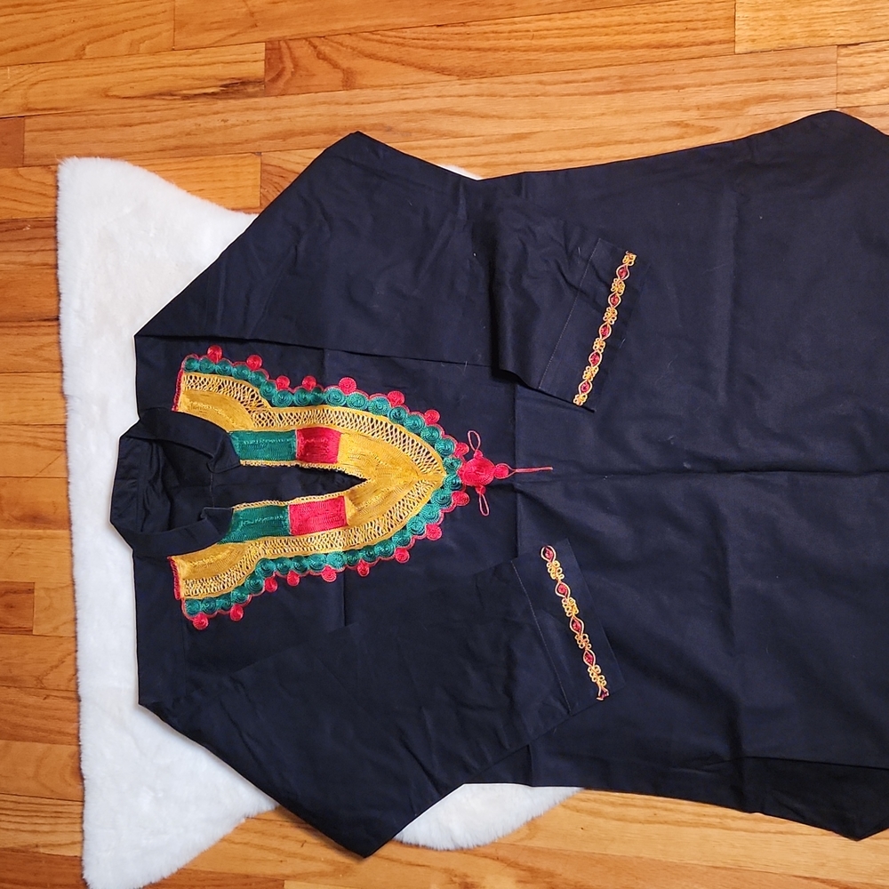 African style Tunic with 3/4 sleeves